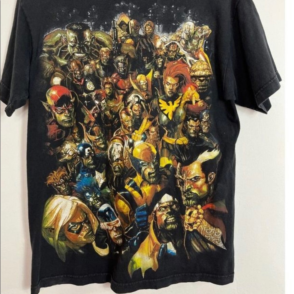 Vintage All Over Print Marvel Shirt